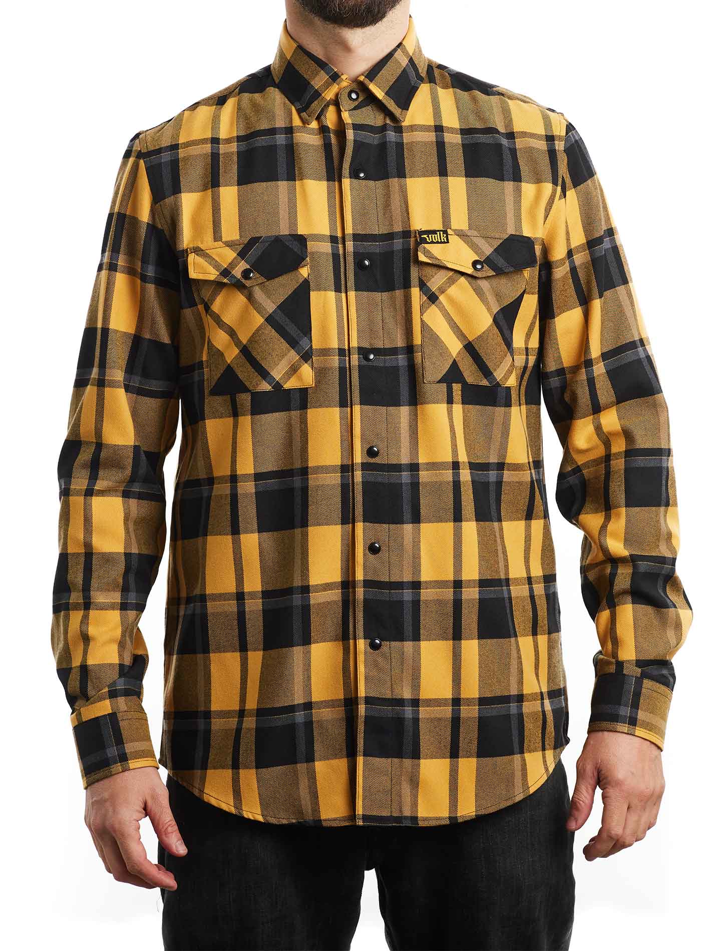 Yellow cheap flannel vans