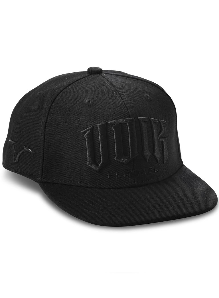VOLK LOGO BLACK SNAPBACK